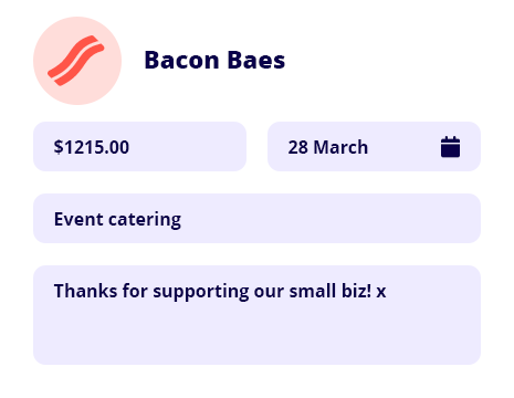 Customisable Invoices